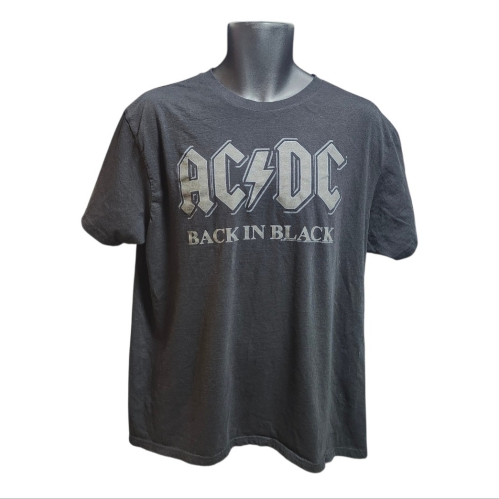 AC/DC Black 'Back in Black' Tee